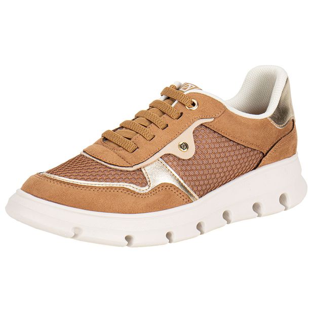 Tênis Feminino Casual Piccadilly 938001 CAMEL 34