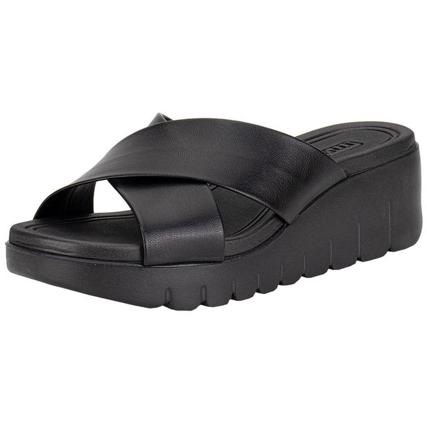 Tamanco Feminino Anabela Moleca 5536108 PRETO 34