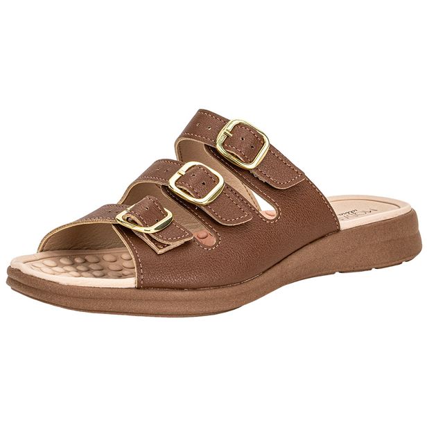 Sandália Feminina Conforto Modare 7174122 CHOCOLATE 34