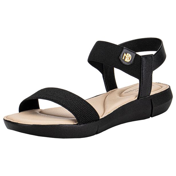 Sandália Feminina Flat Modare 7199102 PRETO 34