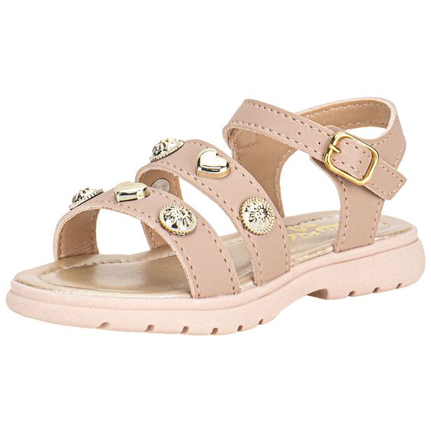 Sandália Infantil Feminina Lily Kids 10170 SALMÃO 21