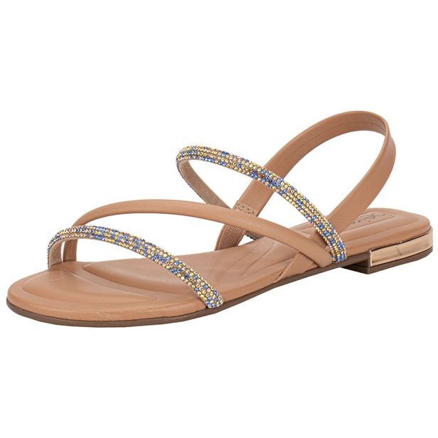 Sandália Feminina Flat Beira Rio 8263969 SALMÃO 35