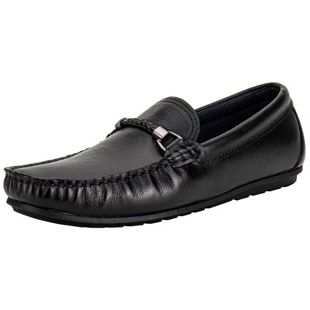 Mocassim Masculino Tom Democrata 651102 PRETO 37