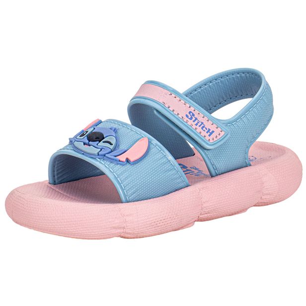 Sandália Infantil Baby Disney Pump Puff Grendene Kids 23377 AZUL/ROSA 19