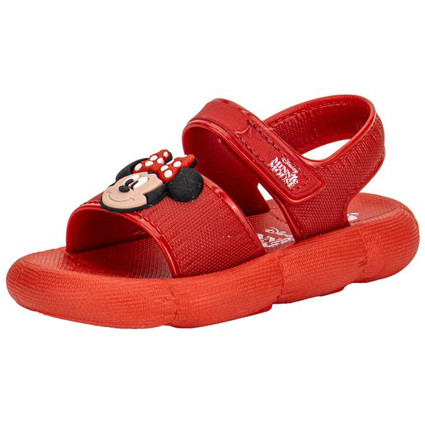 Sandália Infantil Baby Disney Pump Puff Grendene Kids 23377 VERMELHO 20/21