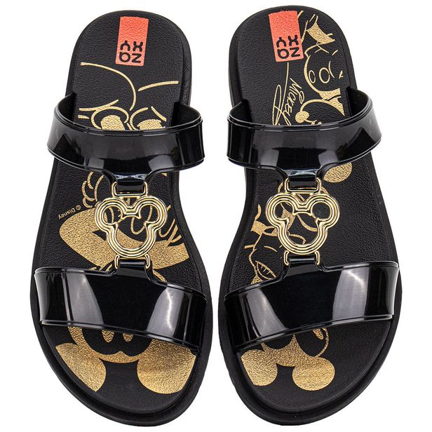 Chinelo Feminino Slide Disney Mix Zaxy 19271 PRETO 33/34