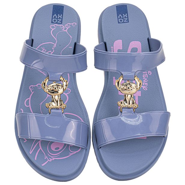 Chinelo Feminino Slide Disney Mix Zaxy 19271 AZUL 33/34