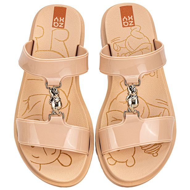 Chinelo Feminino Slide Disney Mix Zaxy 19271 BEGE 33/34