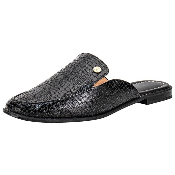 Sapato Feminino Mule Vizzano 1376109 PRETO/CROCO 34