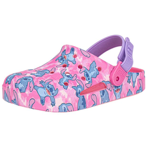 Clog Infantil Disney Fun Print Grendene Kids 23178 ROSA/LILÁS 23/24