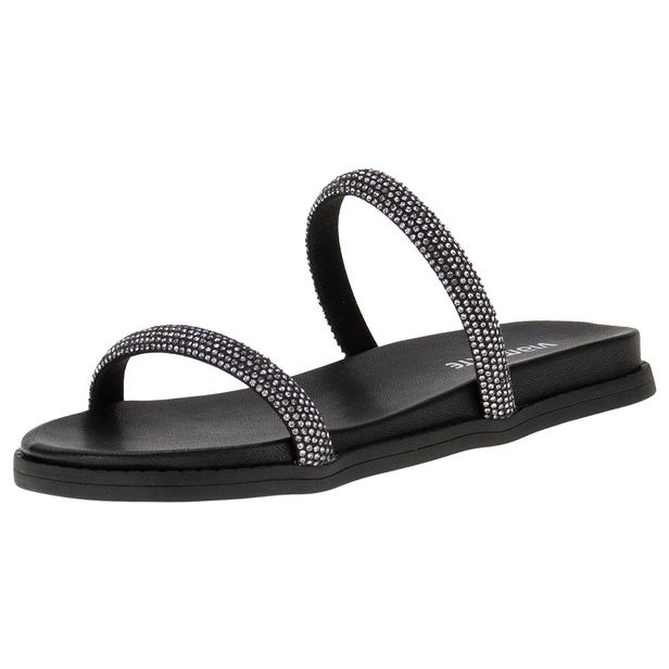 Tamanco Feminino Flat Via Marte - 2310509 PRETO/CINZA 34