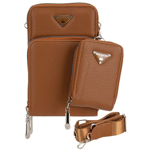 Bolsa Feminina Transversal H.E H2010 CARAMELO