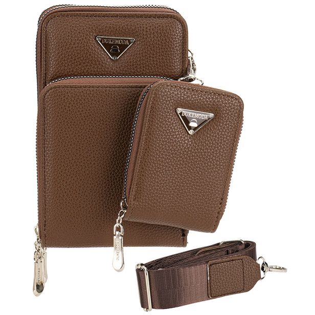 Bolsa Feminina Transversal H.E H2010 CAFÉ