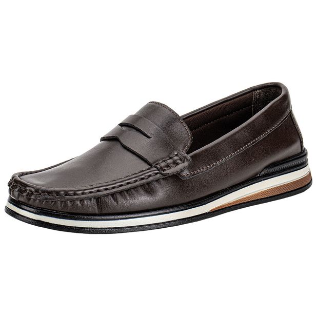 Mocassim Masculino Supremo OM11 CAFÉ 38