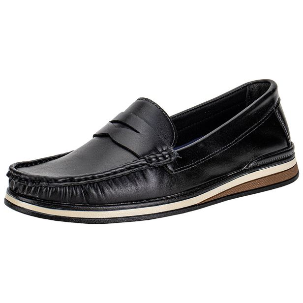Mocassim Masculino Supremo OM11 PRETO 38