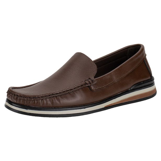 Mocassim Masculino Supremo OM15 CAFÉ 38