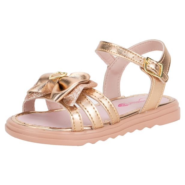Sandália Infantil Feminina Baby Nathielly 0040250 BRONZE 21