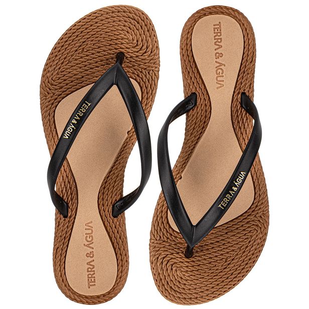 Chinelo Feminino Terra & Água 260902CX PRETO 35