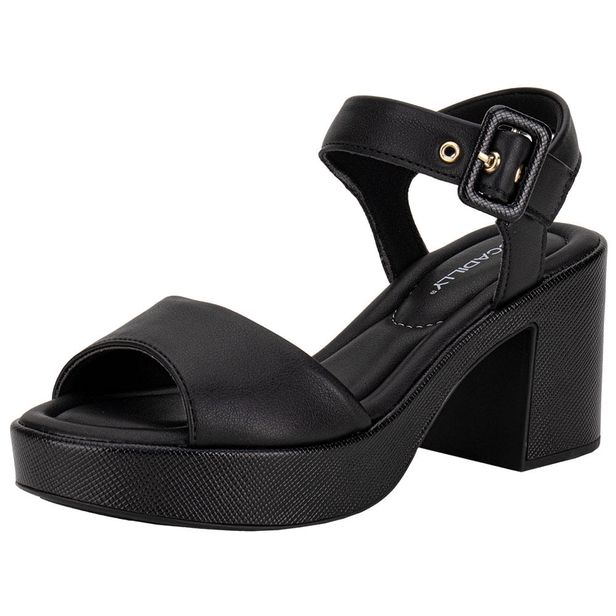 Sandália Feminina Meia Pata Piccadilly 822011 PRETO 34