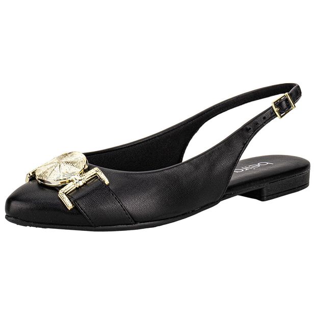 Sapato Feminino Mule Beira Rio 41341018 PRETO 34