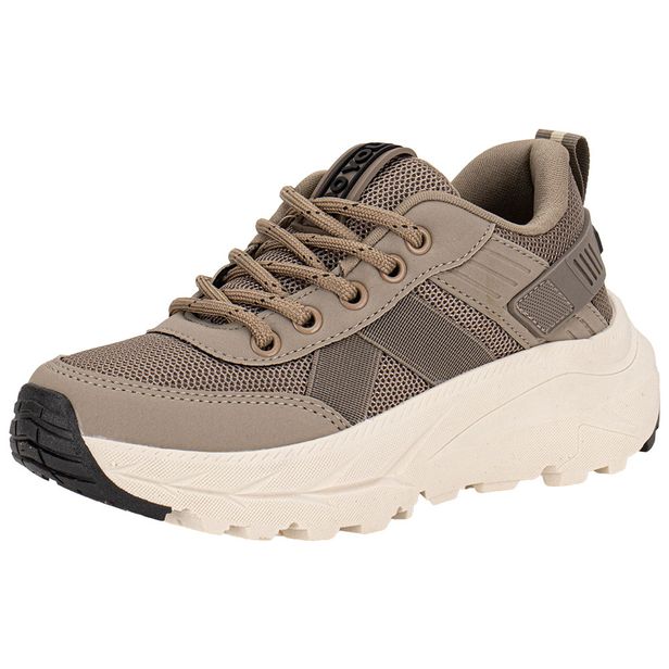 Tênis Infantil Masculino Stones 2 Ollie 800 TAUPE 29