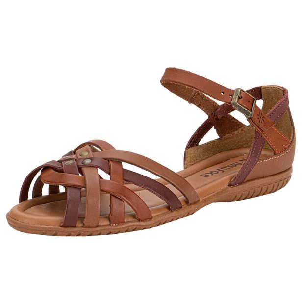 Sandália Feminina Flat New Face 31402 CANELA 40