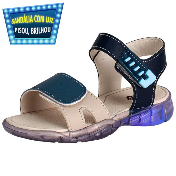 Papete Infantil Masculina LED Zubo 098006 AZUL 21