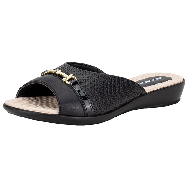 Tamanco Feminino Anabela Piccadilly 500404 PRETO 34