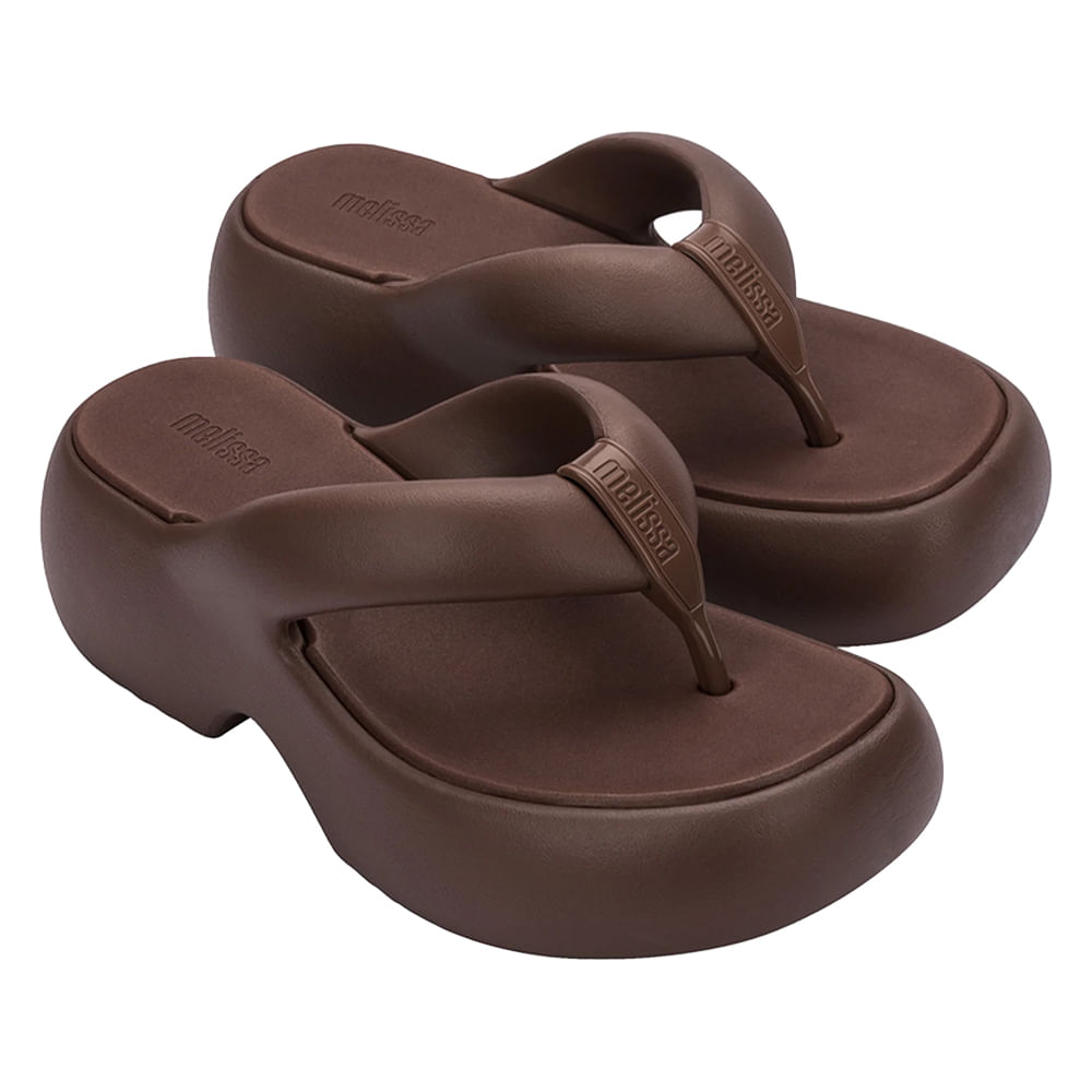 Melissa Free Fuzzy Platform 35875 CHOCOLATE | Clovis Calçados