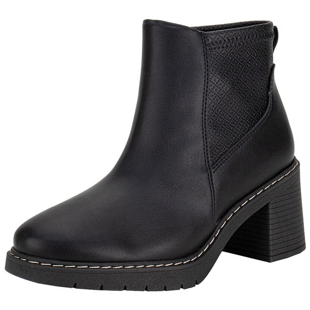 Bota Feminina Cano Baixo Piccadilly 769001 PRETO 34