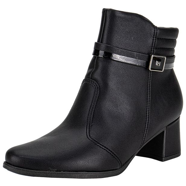 Bota Feminina Cano Baixo Danubia Piccadilly 654061 PRETO 35