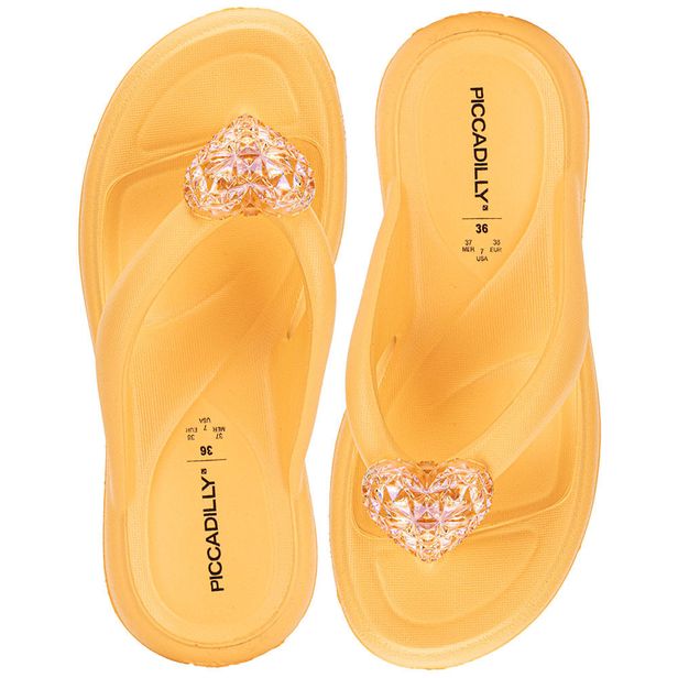 Chinelo Feminino Marshmallow Piccadilly 248003 LARANJA 35