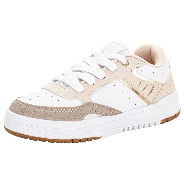 Tênis Infantil Feminino K360 Kidy 4481003 BRANCO/BEGE 28