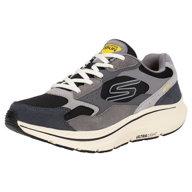 Tênis Masculino Go Run Consistent 2.0 Skechers 220872 CINZA/PRETO 38
