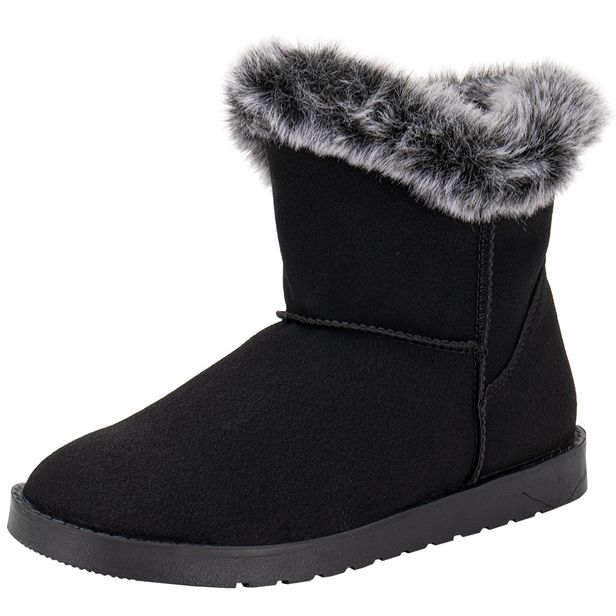 Bota Feminina Cano Baixo Mooncity 70811 PRETO 34