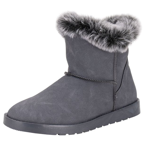 Bota Feminina Cano Baixo Mooncity 70811 CINZA 34