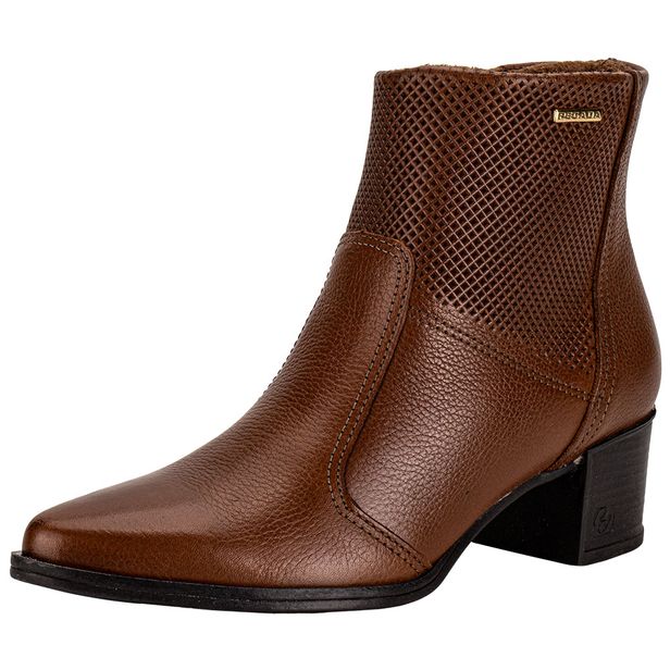 Bota Feminina Cano Baixo Pegada 280502 CARAMELO 34