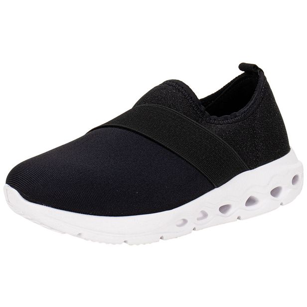 Tênis Infantil Feminino Slip On Molekinha 2588101 PRETO 26