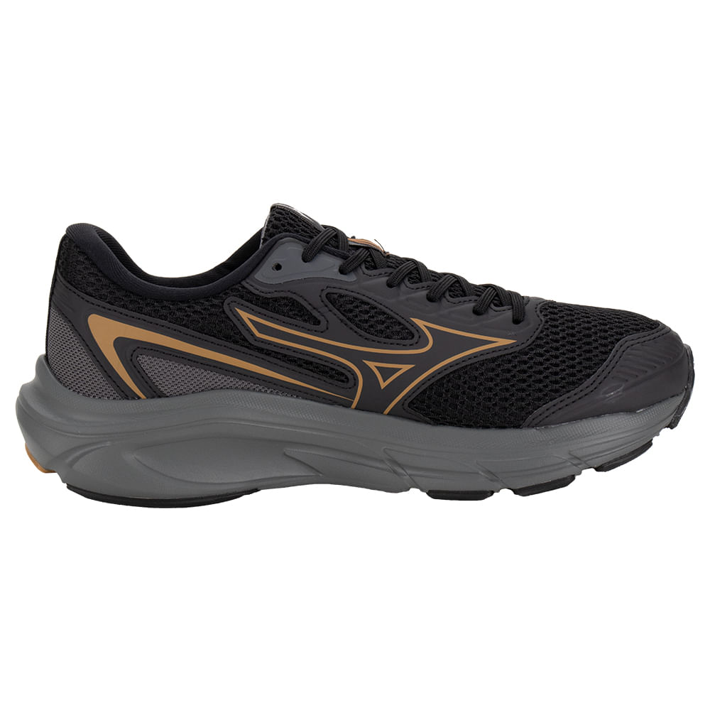 Tênis Masculino Hawk 6 Mizuno 101033033 PRETO/CINZA | Clovis Calçados