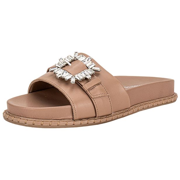 Tamanco Feminino Flat Via Marte 315005 BEGE 33