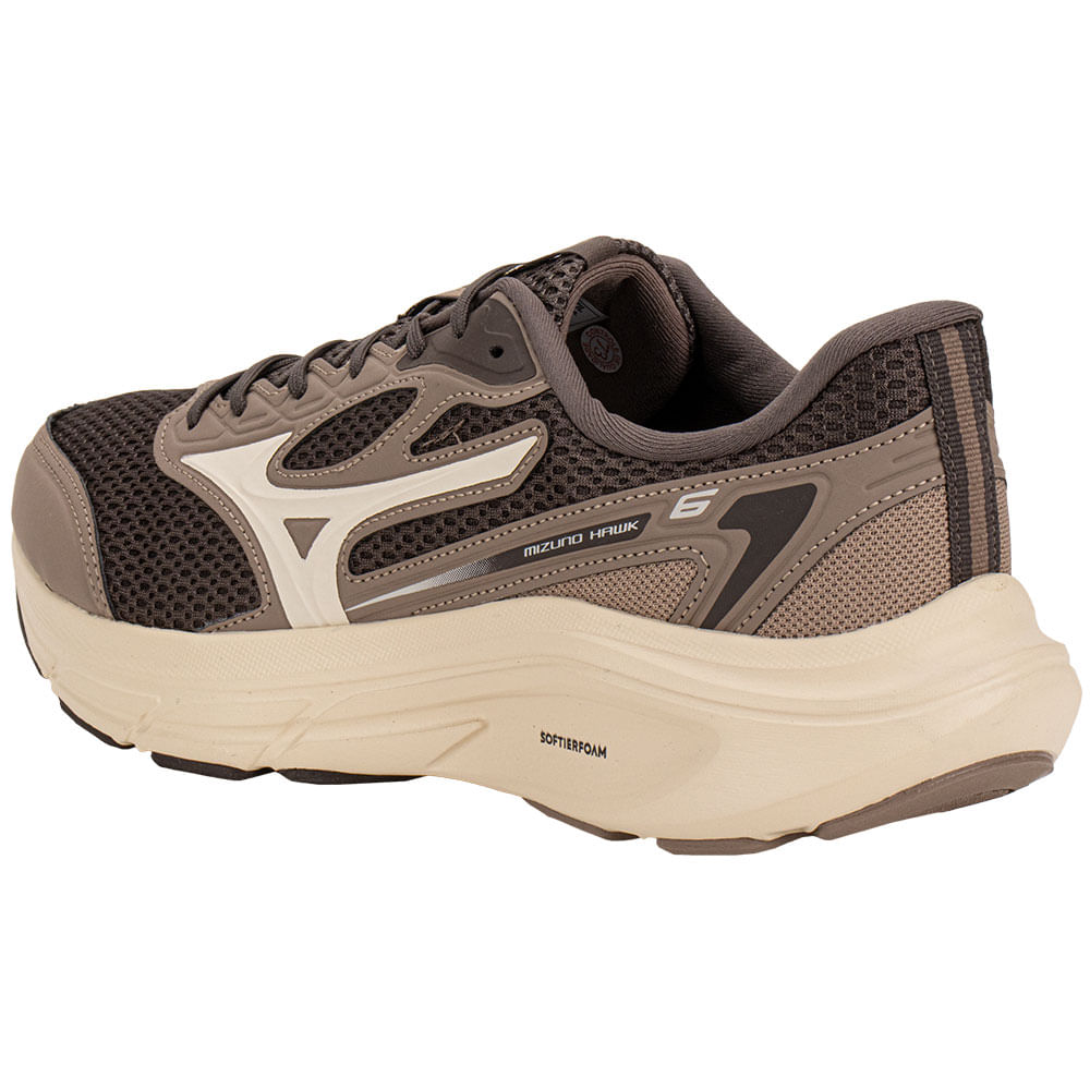 Tênis Masculino Hawk 6 Mizuno 101033033 CAFÉ/BEGE | Clovis Calçados