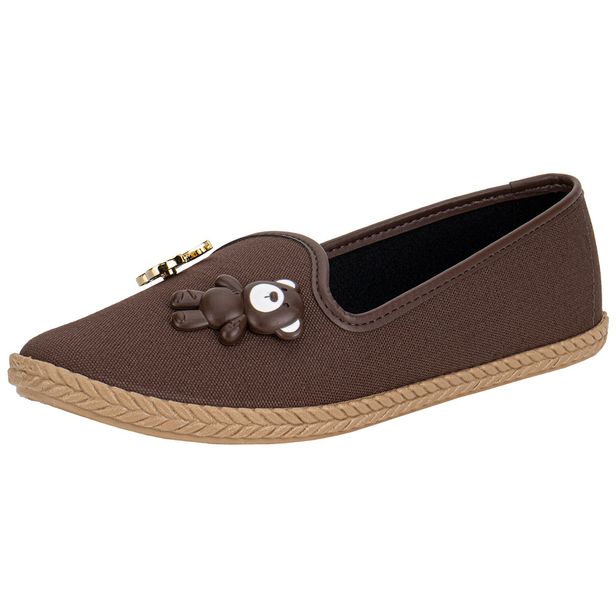 Sapatilha Feminina Alpargata Moleca 52871008 CHOCOLATE 34