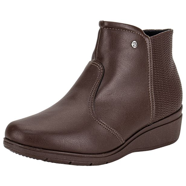 Bota Feminina Cano Baixo Piccadilly 117120 CAFÉ 35