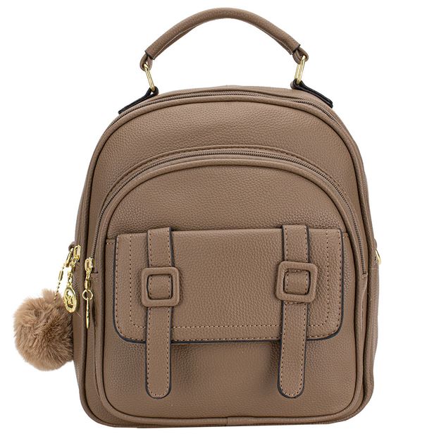 Mochila Feminina H.E GH535 TAUPE