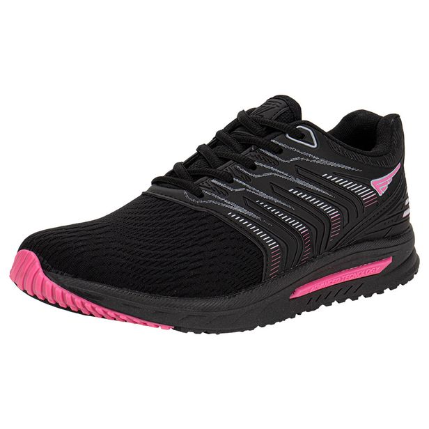 Tênis Feminino Zeuz 97RX-A PRETO/ROSA 35
