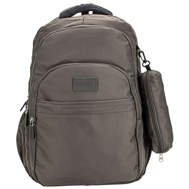 Mochila Masculina Royal Style 801AB CINZA