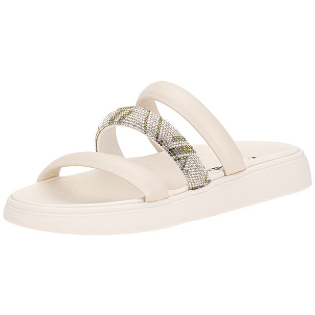 Tamanco Feminino Flat Moleca 5469146 BRANCO/OFF 34