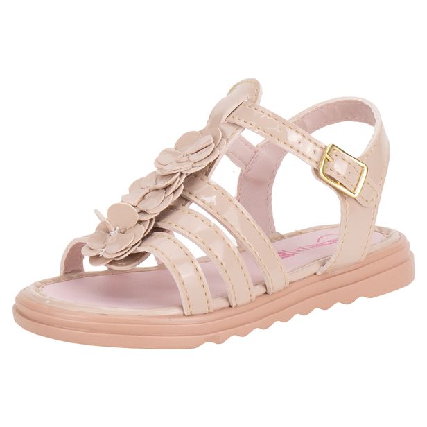 Sandália Infantil Feminina Baby Nathielly 0040251 SALMÃO 21
