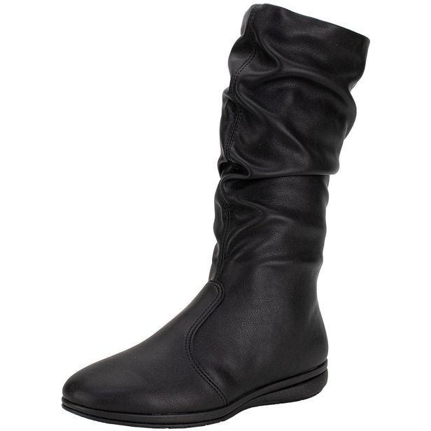 Bota Feminina Cano Médio Piccadilly 261026 PRETO 35