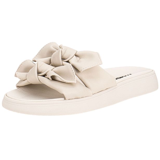 Tamanco Feminino Flat Moleca 5469149 BRANCO/OFF 34